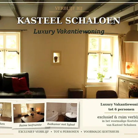 Holiday home Kasteel Schaloen - & - Gratis Parkeren *